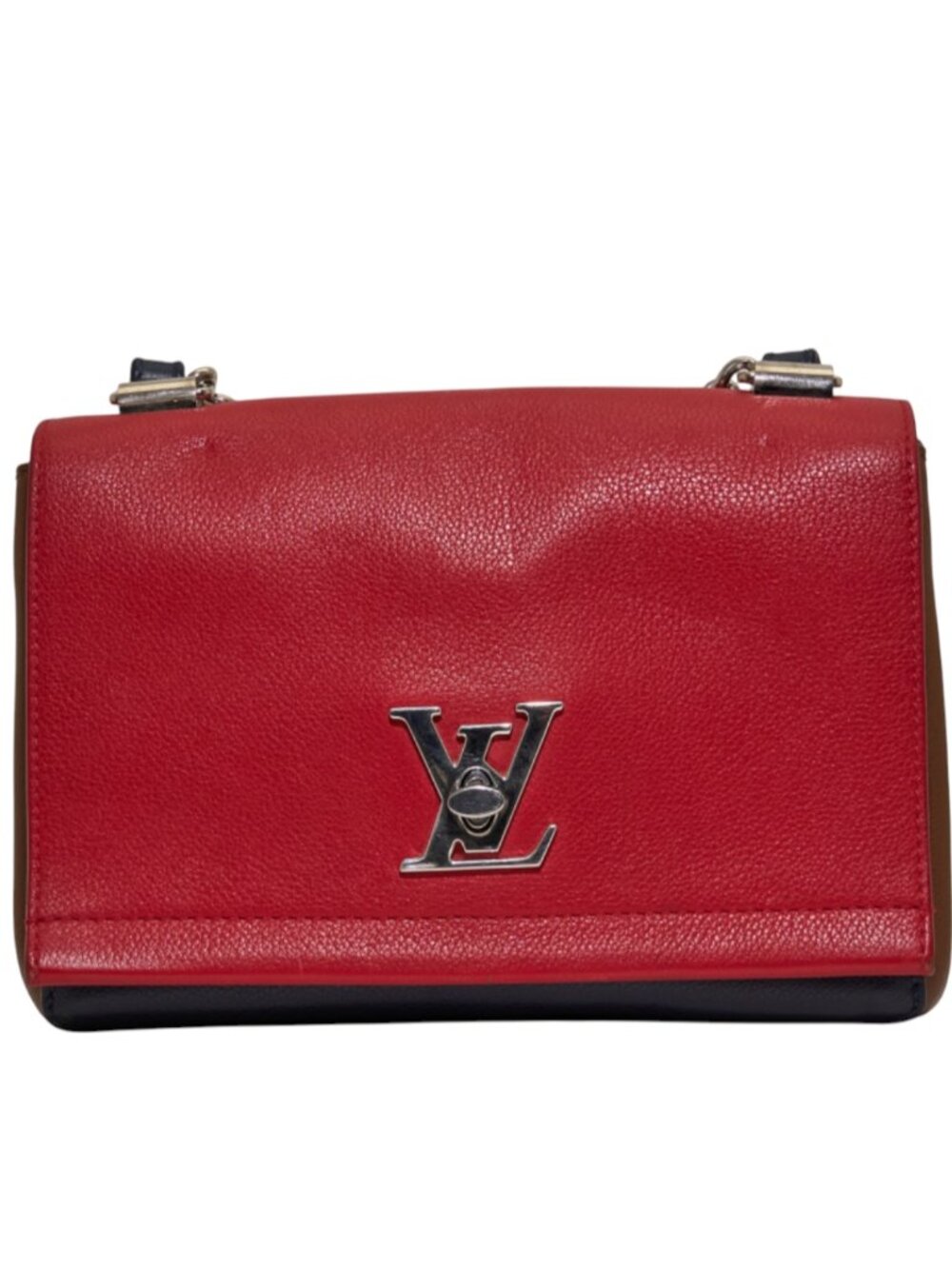 Louis Vuitton Lockme II BB Tricolor Rubis Marine Brown